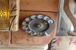 Telephone dialer of shed - Hidey Hole, South Yorkshire
