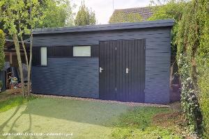 Front of shed - Hippos, Lincolnshire