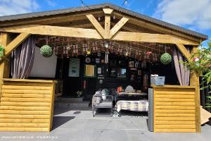 Internal Porch of shed - The Pandemic Inn, Antrim